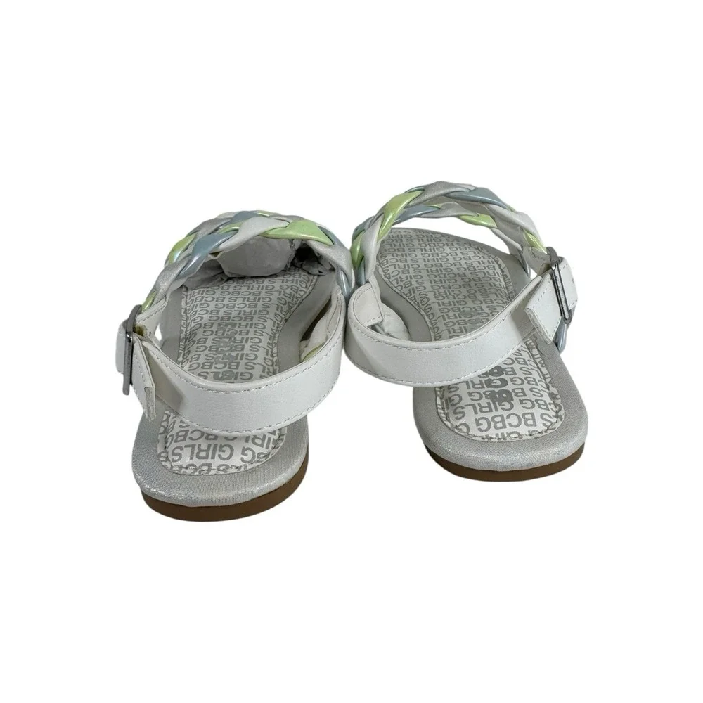 BCBG Girls puffy braided ankle-strap sandal sandals Size 13 M